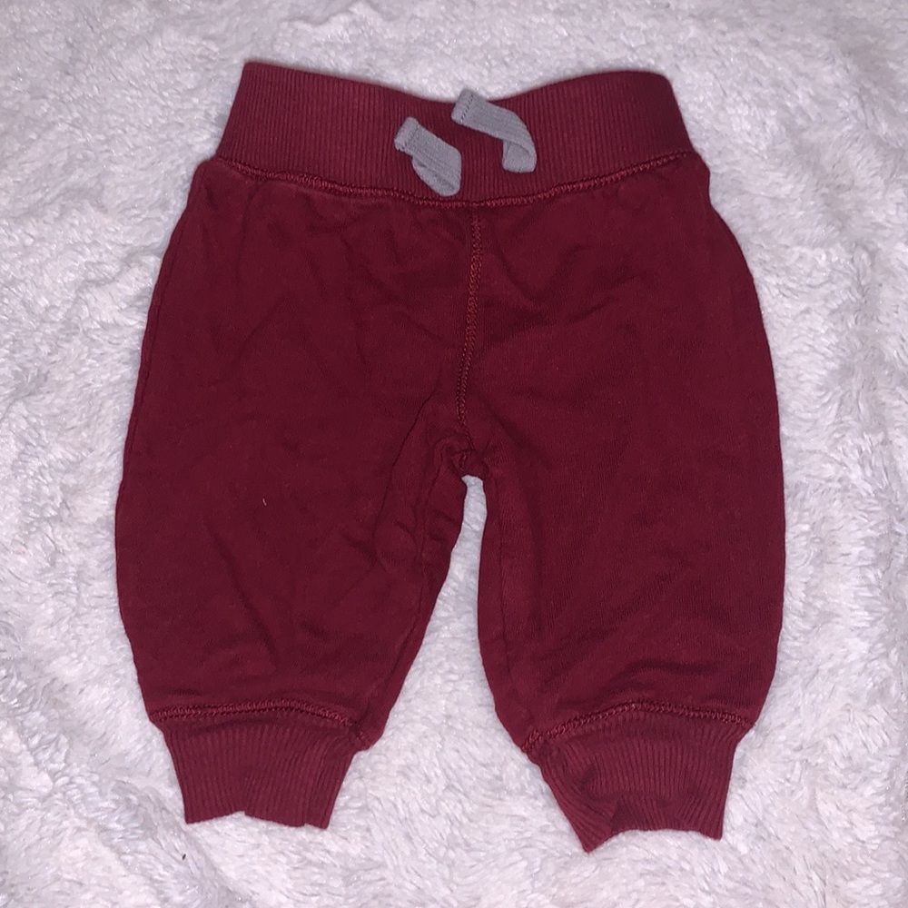 circo red 3-6 month joggers